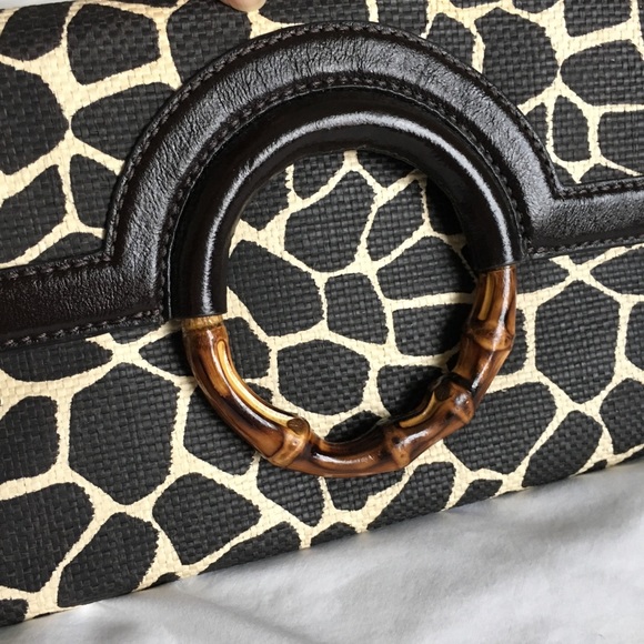 Banana Republic camel print leather clutch - Picture 4 of 8